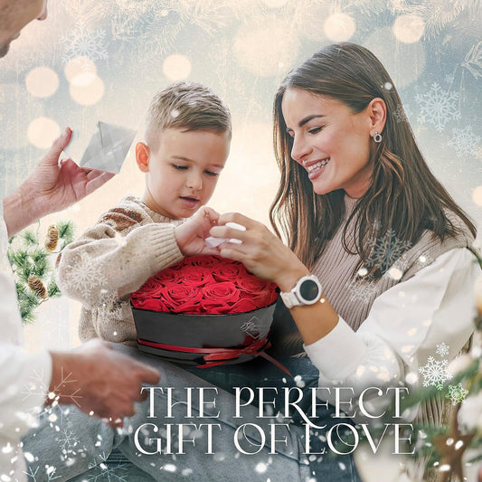 Elegant Preserved Roses in Heart-Shaped Box – Timeless Gift Red 16 Roses